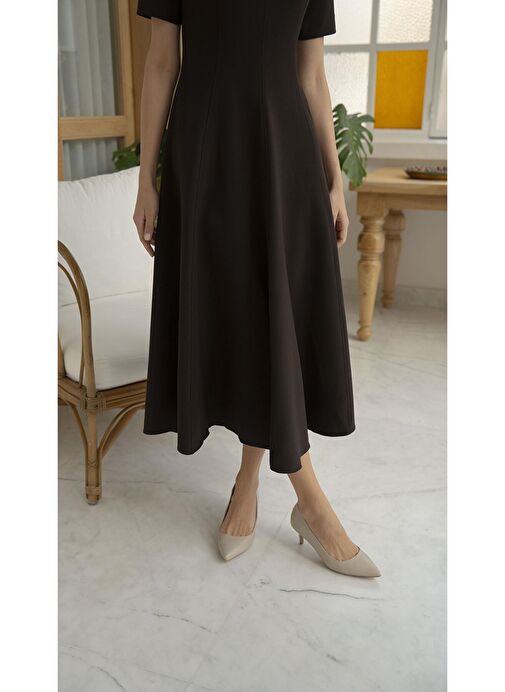 Ece'nin Butiği Bej Kadın Deri Stiletto Nell-50 - Görsel 6