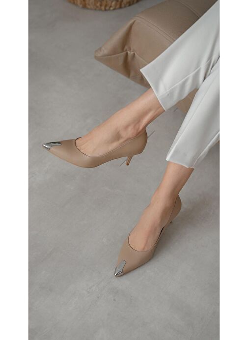 Vander Ten Hakiki Deri Topuklu Ayakkabı - Görsel 4