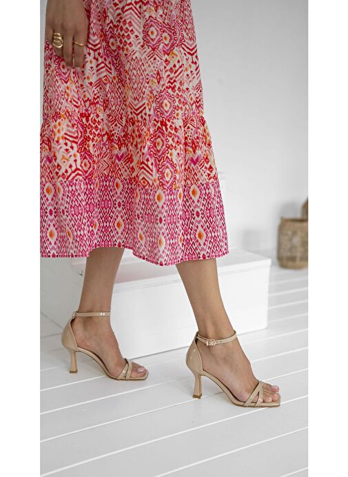 Amaros Ten Rugan Topuklu Ayakkabı - Görsel 3