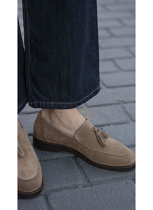 Ece'nin Butiği Camel Kadın Süet Günlük Ayakkabı Nick-465 - Görsel 5