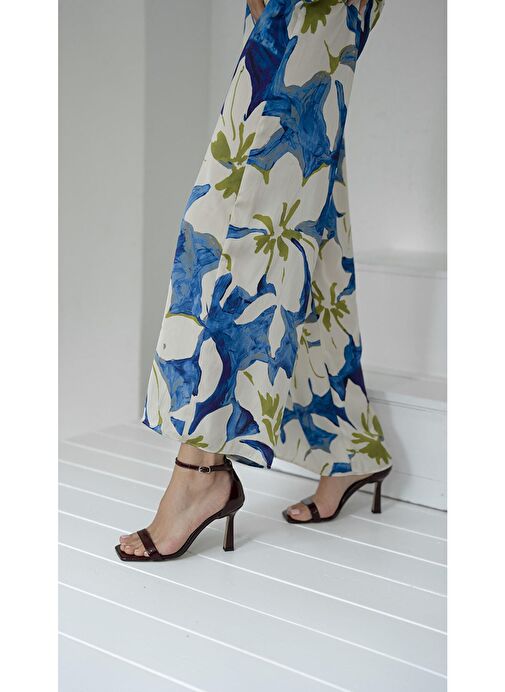 Arrow Bordo Rugan Hakiki Deri Topuklu Ayakkabı - Görsel 6