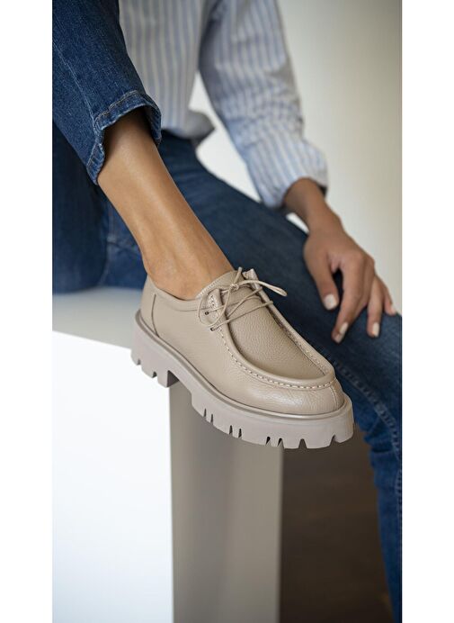 Stew Vizon Hakiki Deri Makosen Ayakkabı - Görsel 2