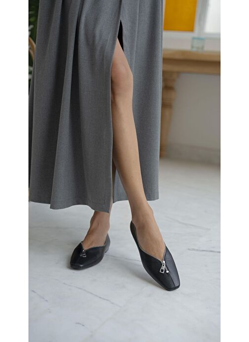 Andoni Siyah Hakiki Deri Babet - Görsel 3