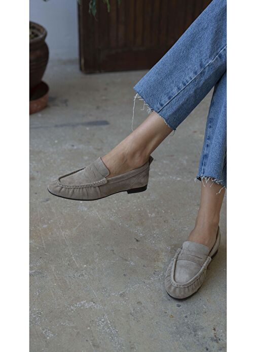 Danilo Vizon Süet Hakiki Deri Makosen Ayakkabı - Görsel 3