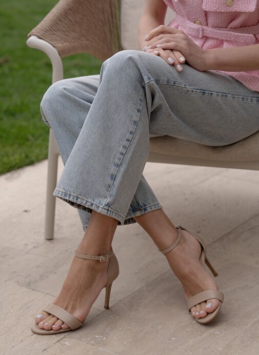 Yolette Ten Hakiki Deri Topuklu Ayakkabı - Görsel 4