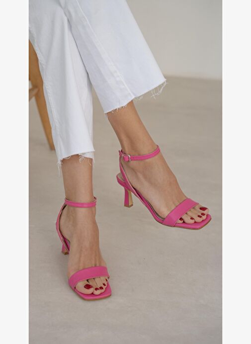 Waylon Fuşya Topuklu Ayakkabı - Görsel 4