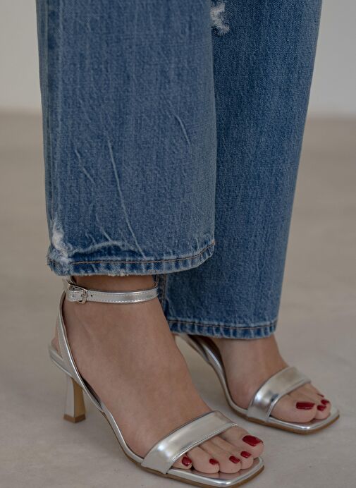 Waylon Lame Topuklu Ayakkabı - Görsel 5