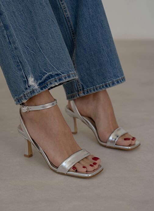 Waylon Lame Topuklu Ayakkabı - Görsel 4