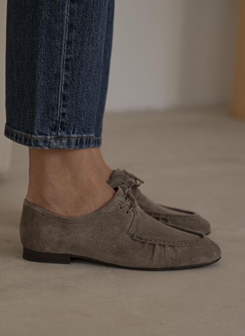 Carter Vizon Süet Hakiki Deri Makosen Ayakkabı - Görsel 3