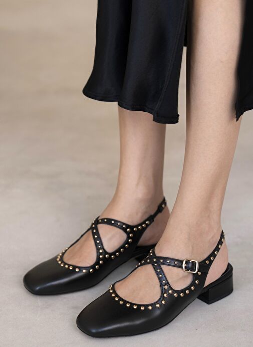 Exter Siyah Hakiki Deri Makosen Ayakkabı - Görsel 4