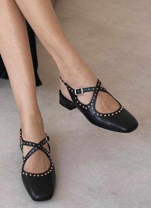 Exter Siyah Hakiki Deri Makosen Ayakkabı - Görsel 5