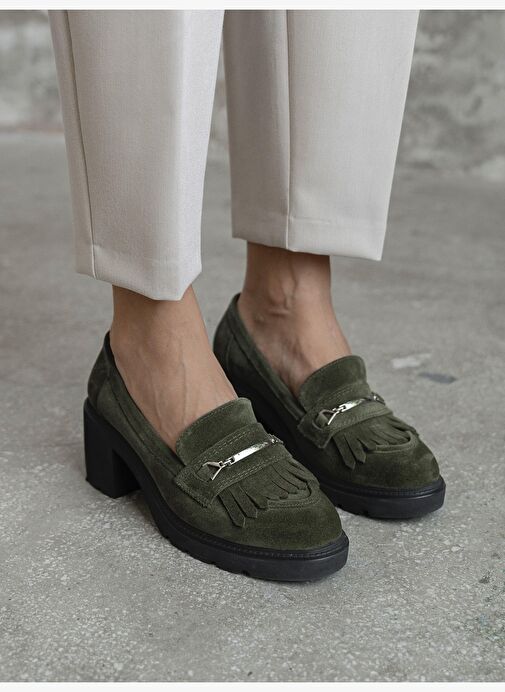 Epis Haki Süet Hakiki Deri Kadın MAKOSEN - Görsel 5