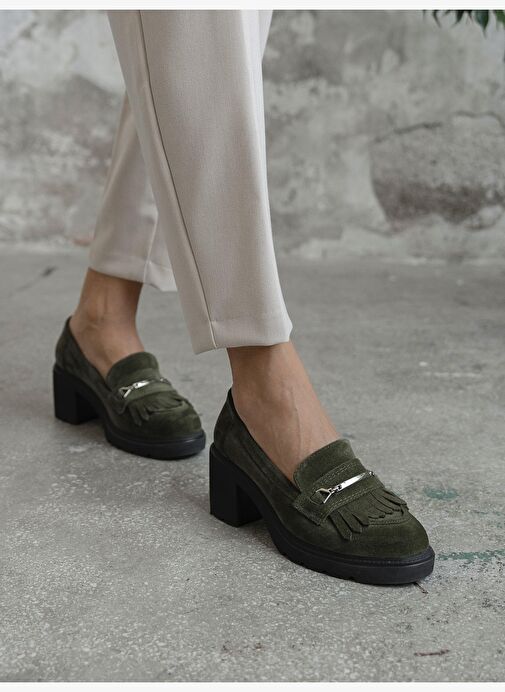 Epis Haki Süet Hakiki Deri Kadın MAKOSEN - Görsel 2