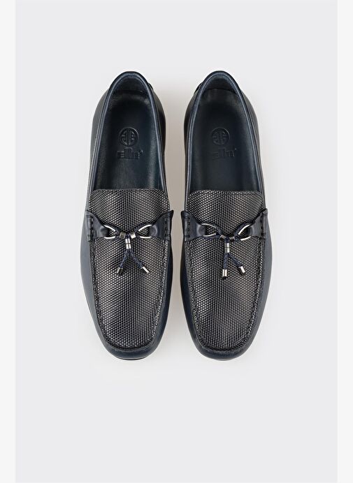 Lacivert Deri Erkek Günlük Ayakkabı - Görsel 5