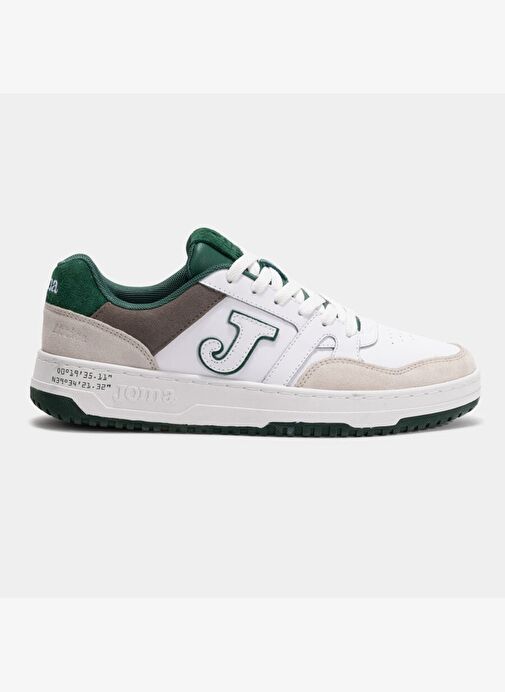Joma Attica CATTIW2515 Erkek Günlük Spor Ayakkabısı - Beyaz/Yeşil - Görsel 2