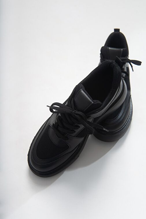 Luvi Shoes Siyah Kadın Sneaker 1-364K401 - Görsel 3