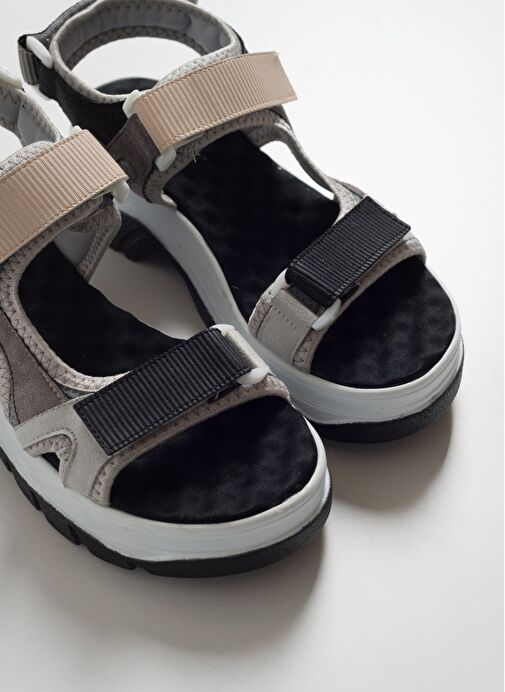 4740 Buz Siyah Multi Kadın Sandalet - Görsel 2