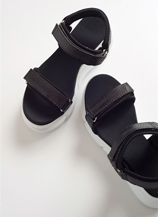 4760 Siyah Kadın Sandalet - Görsel 8