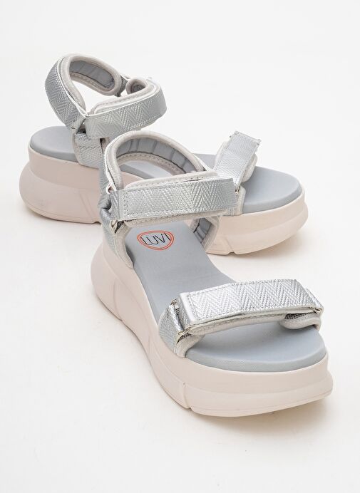 4760 Lame Kadın Sandalet - Görsel 2