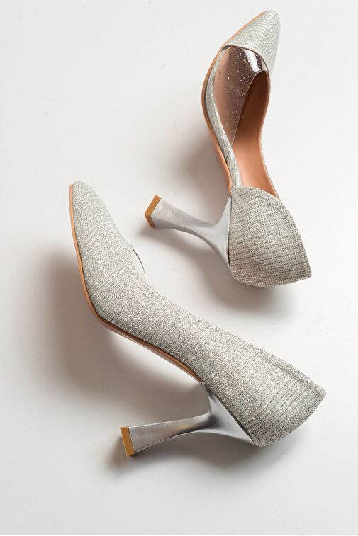 Luvi Shoes Siyah Kadın Stiletto 101-653 - Görsel 5