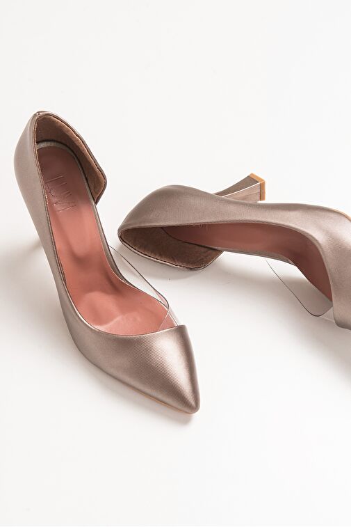 653 Bakır Lara Topuklu Kadın Ayakkabı - Görsel 3