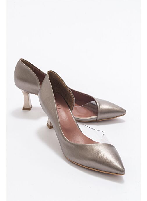 353 Bakır Lara Topuklu Kadın Ayakkabı - Görsel 2