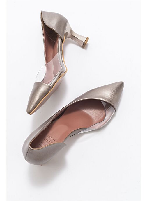 353 Bakır Lara Topuklu Kadın Ayakkabı - Görsel 3