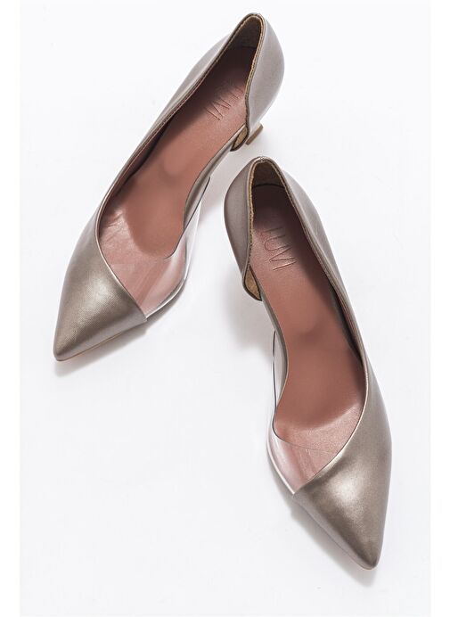 353 Bakır Lara Topuklu Kadın Ayakkabı - Görsel 4