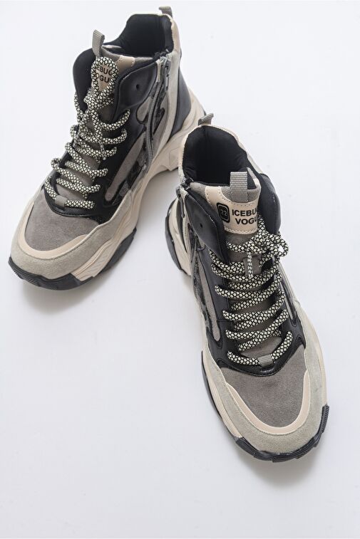 OLIVIA Buz Siyah Multi Kadın Spor Bot - Görsel 4