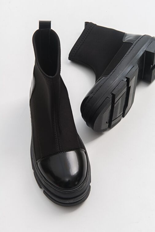 BENDIS Siyah Scuba Kadın Bot - Görsel 3