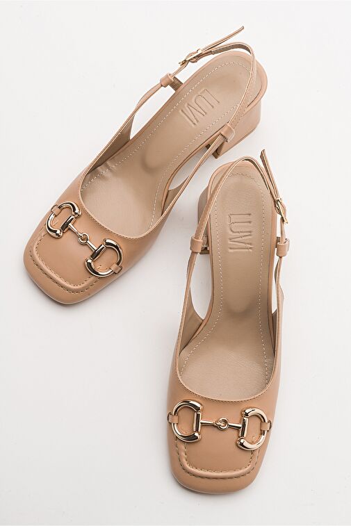 KAROL Bej Kadın Topuklu Ayakkabı - Görsel 6