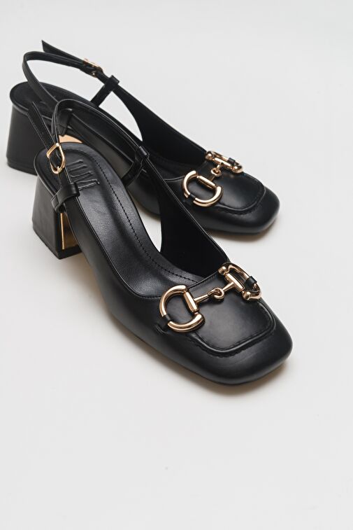 KAROL Siyah Kadın Topuklu Ayakkabı - Görsel 2