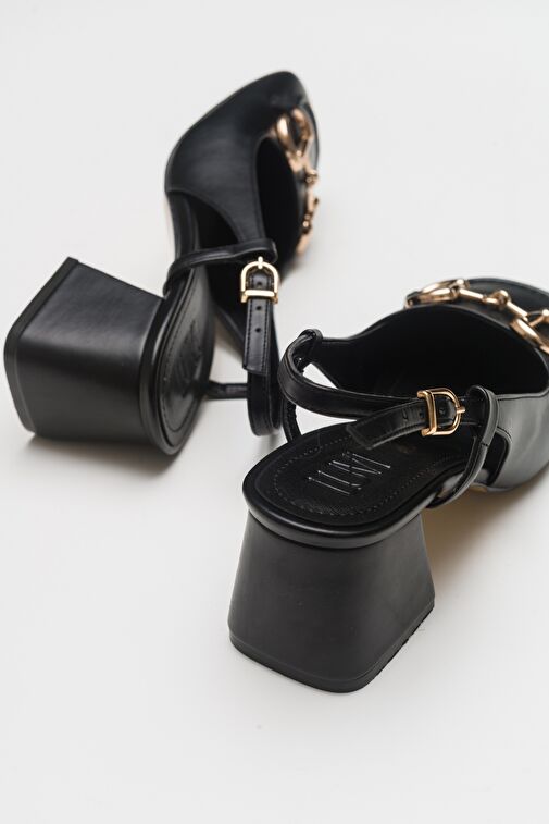 KAROL Siyah Kadın Topuklu Ayakkabı - Görsel 5