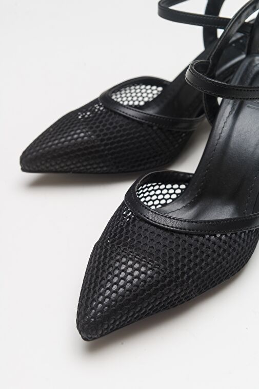 CHIC Siyah Kadın Topuklu Ayakkabı - Görsel 4