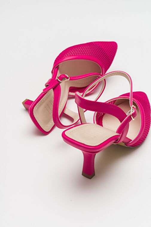 CHIC Fuşya Kadın Topuklu Ayakkabı - Görsel 4