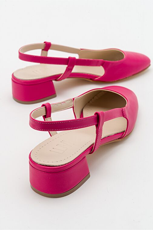 Luvi Shoes Fuşya Kadın Topuklu Sandalet 33-66 - Görsel 3