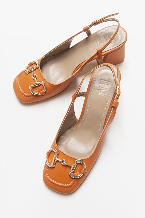 Luvi Shoes Beyaz Kadın Topuklu Ayakkabı 130-7200 - Görsel 3