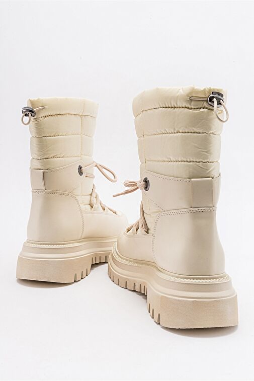 WELD Bej Cilt Kadın Kar Botu - Görsel 5