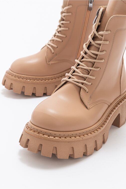 TOOL Koyu Bej Kadın Bot - Görsel 4