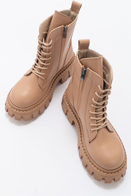 TOOL Koyu Bej Kadın Bot - Görsel 5