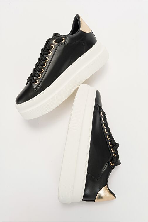 SPES Siyah Kadın Spor Ayakkabı - Görsel 5