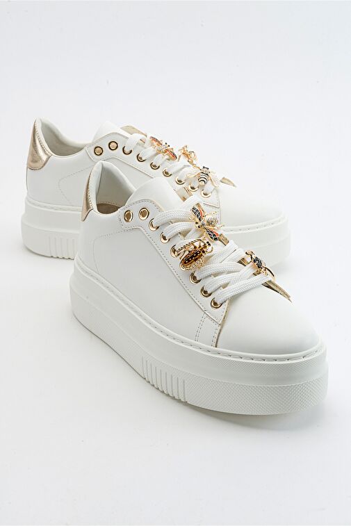 Luvi Shoes Beyaz Kadın Sneaker 223-852 - Görsel 2