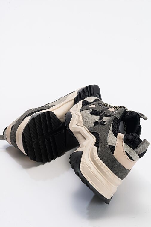 LECCE Buz-Siyah Kadın Spor Ayakkabı - Görsel 6