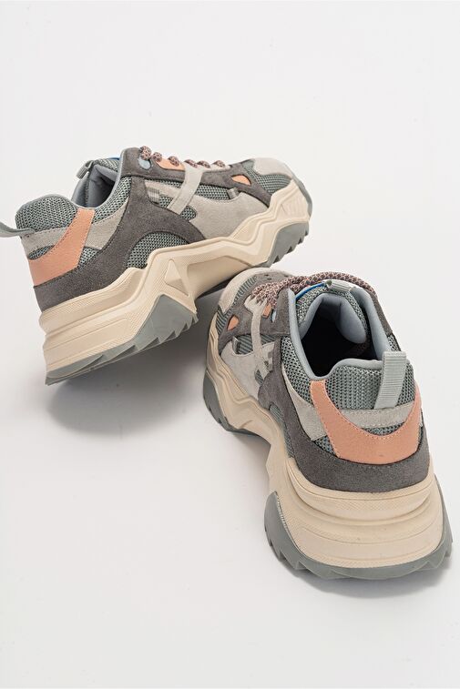 LECCE Mavi-Pudra Multi Kadın Spor Ayakkabı - Görsel 5