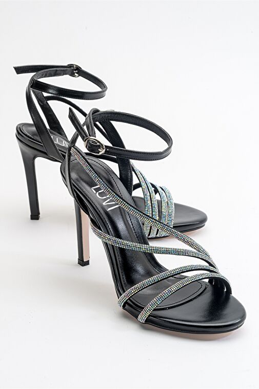 LEEDY Siyah Kadın Topuklu Ayakkabı - Görsel 2