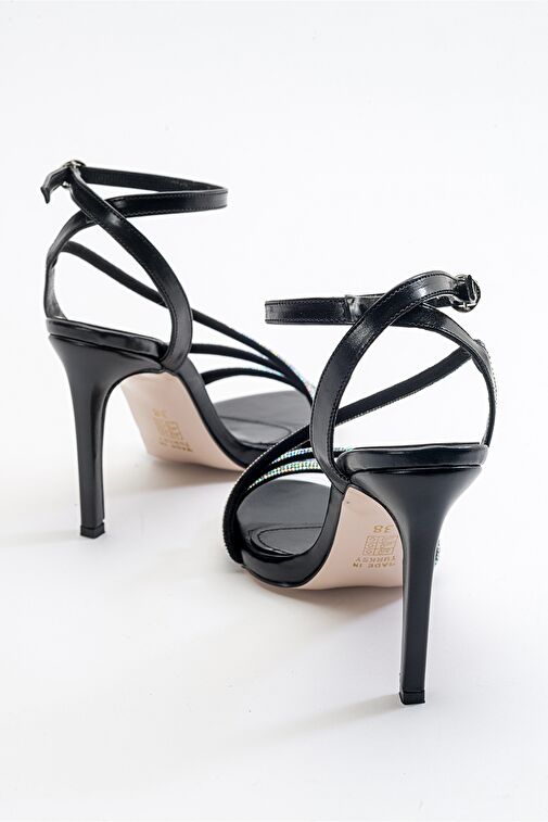 LEEDY Siyah Kadın Topuklu Ayakkabı - Görsel 7