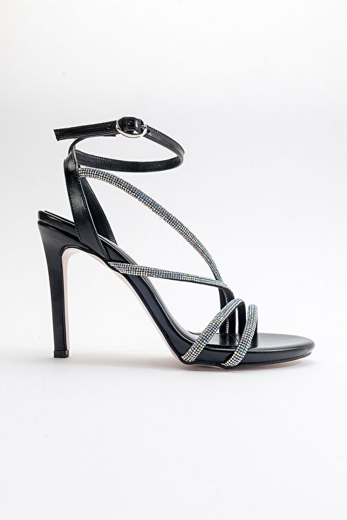 LEEDY Siyah Kadın Topuklu Ayakkabı - Görsel 3