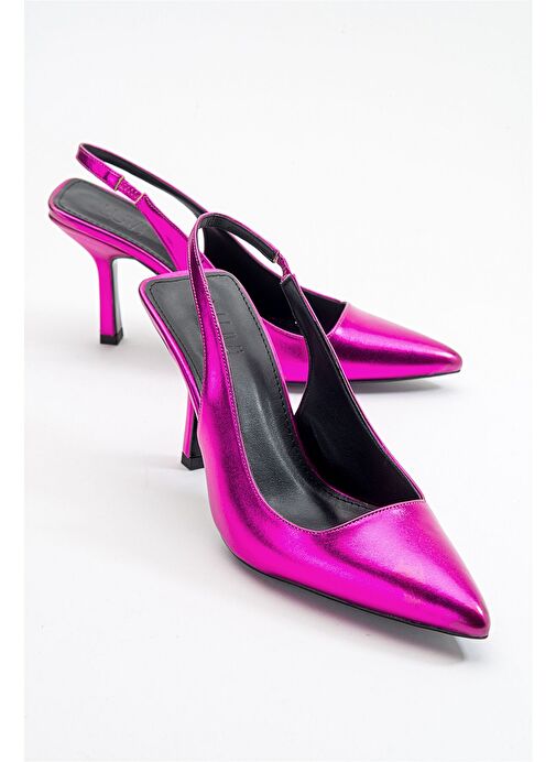 Luvi Shoes Fuşya Kadın Topuklu Ayakkabı 71-7118 - Görsel 2