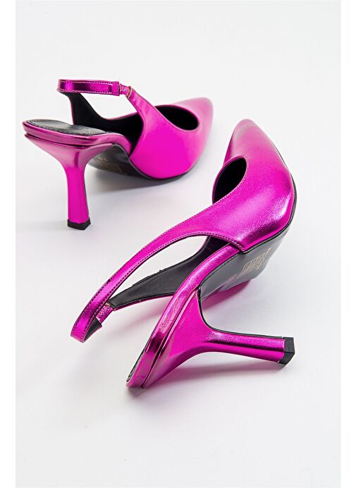 Luvi Shoes Fuşya Kadın Topuklu Ayakkabı 71-7118 - Görsel 3