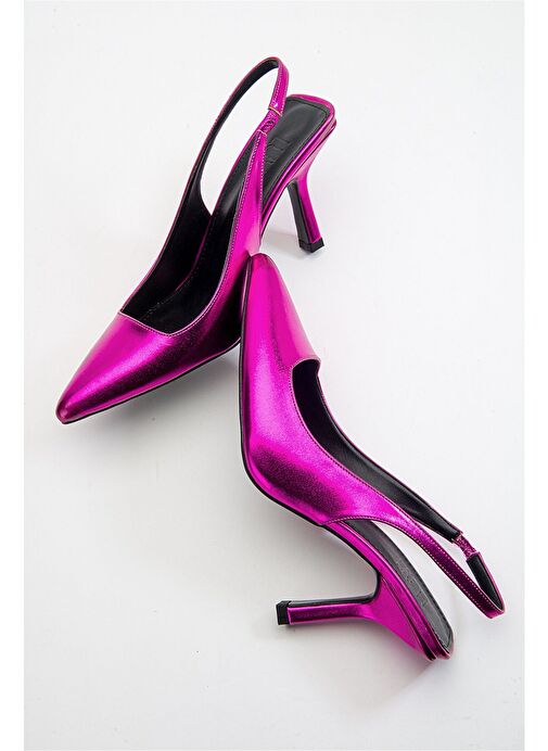 Luvi Shoes Fuşya Kadın Topuklu Ayakkabı 71-7118 - Görsel 6